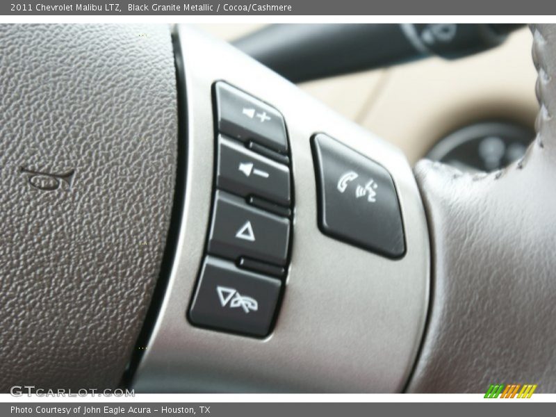 Black Granite Metallic / Cocoa/Cashmere 2011 Chevrolet Malibu LTZ