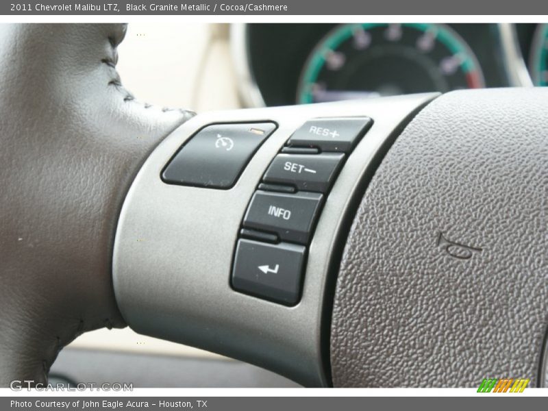 Black Granite Metallic / Cocoa/Cashmere 2011 Chevrolet Malibu LTZ