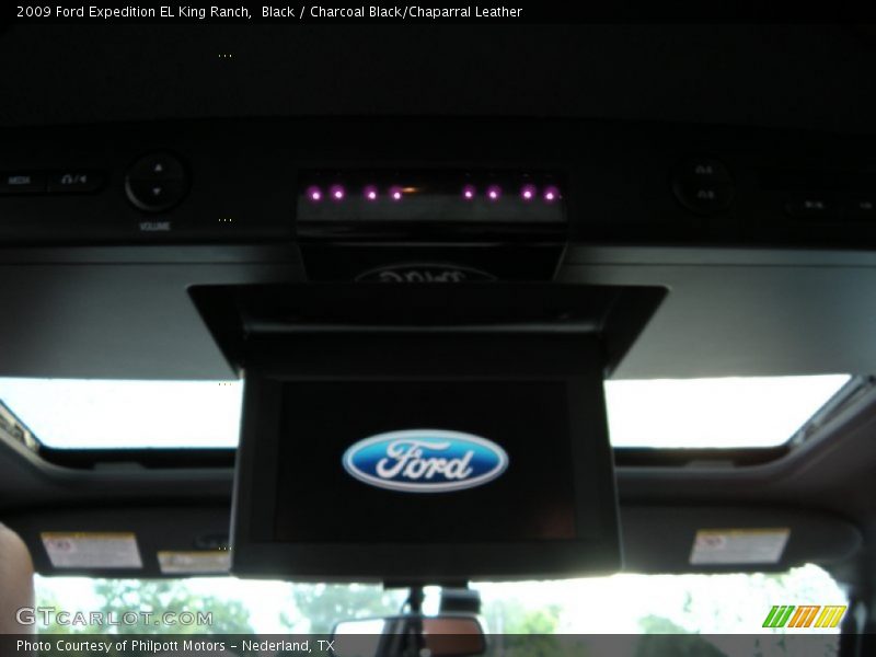 Black / Charcoal Black/Chaparral Leather 2009 Ford Expedition EL King Ranch