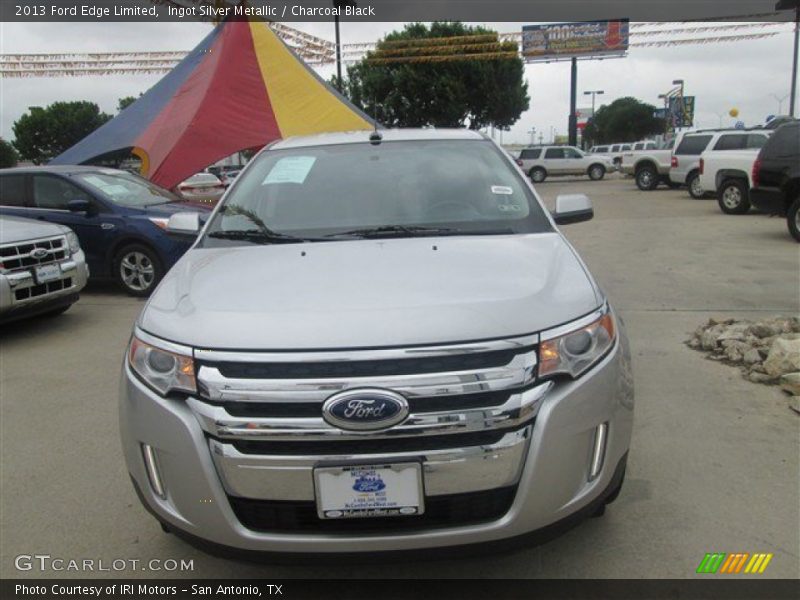 Ingot Silver Metallic / Charcoal Black 2013 Ford Edge Limited