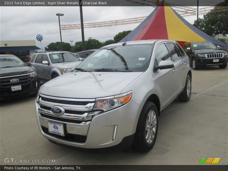 Ingot Silver Metallic / Charcoal Black 2013 Ford Edge Limited