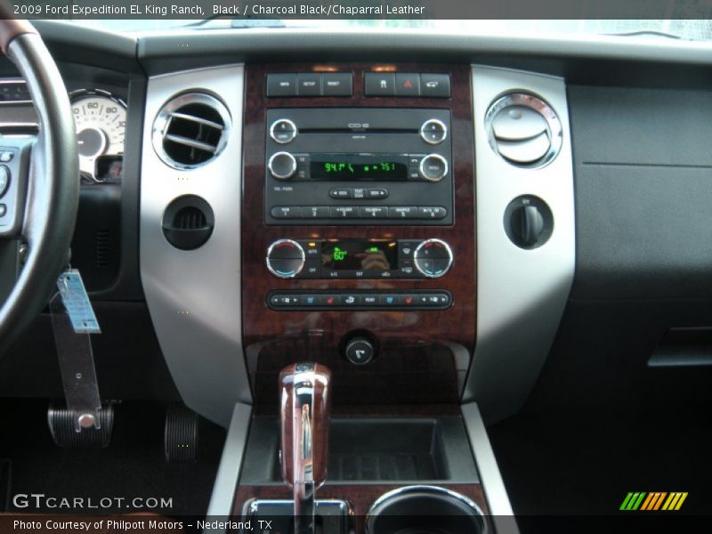 Black / Charcoal Black/Chaparral Leather 2009 Ford Expedition EL King Ranch