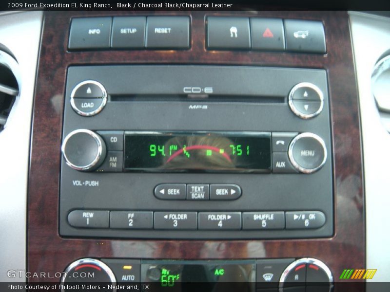 Black / Charcoal Black/Chaparral Leather 2009 Ford Expedition EL King Ranch