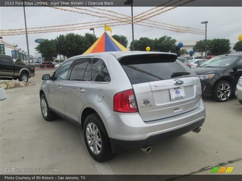 Ingot Silver Metallic / Charcoal Black 2013 Ford Edge Limited