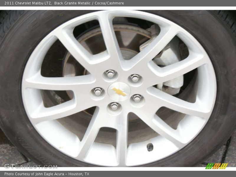 Black Granite Metallic / Cocoa/Cashmere 2011 Chevrolet Malibu LTZ