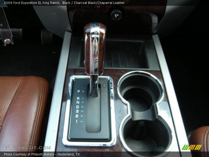Black / Charcoal Black/Chaparral Leather 2009 Ford Expedition EL King Ranch