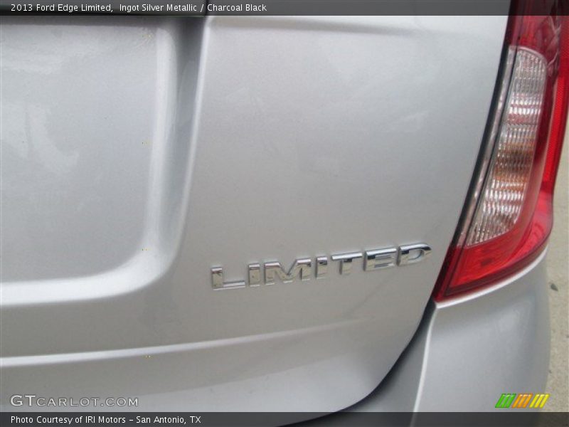 Ingot Silver Metallic / Charcoal Black 2013 Ford Edge Limited