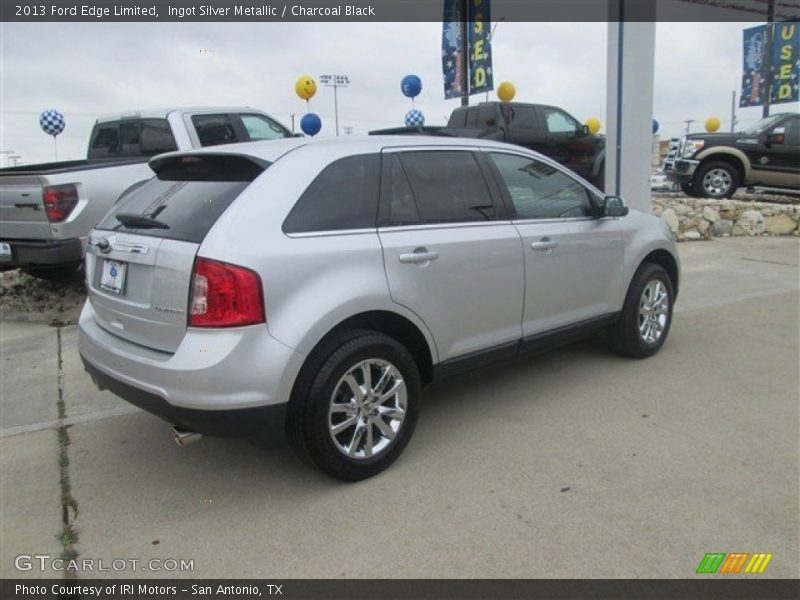 Ingot Silver Metallic / Charcoal Black 2013 Ford Edge Limited