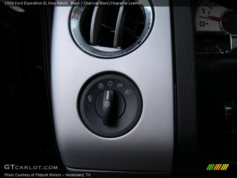 Black / Charcoal Black/Chaparral Leather 2009 Ford Expedition EL King Ranch