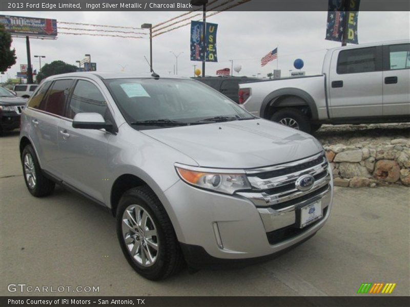 Ingot Silver Metallic / Charcoal Black 2013 Ford Edge Limited