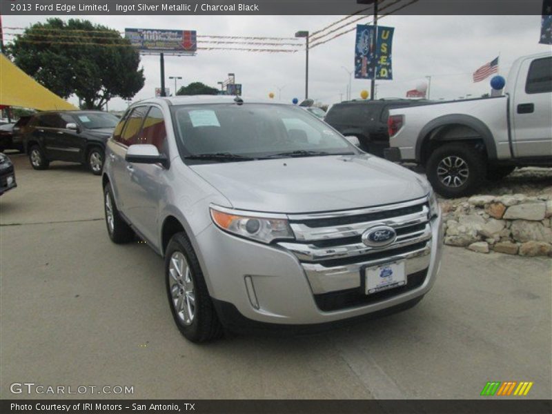 Ingot Silver Metallic / Charcoal Black 2013 Ford Edge Limited