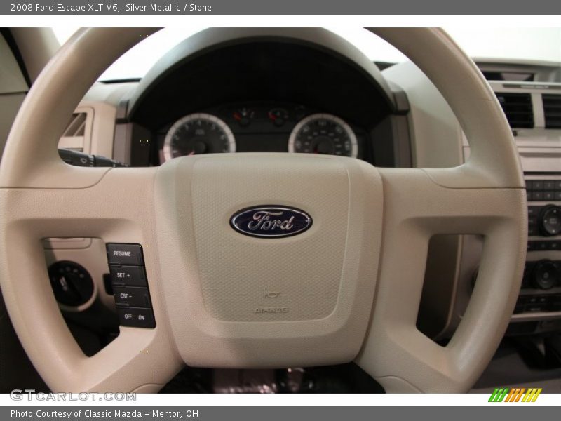 Silver Metallic / Stone 2008 Ford Escape XLT V6