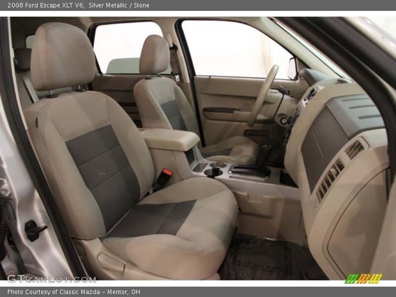 Silver Metallic / Stone 2008 Ford Escape XLT V6