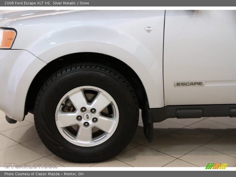Silver Metallic / Stone 2008 Ford Escape XLT V6