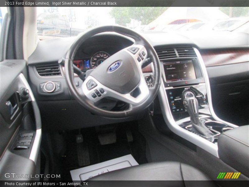 Ingot Silver Metallic / Charcoal Black 2013 Ford Edge Limited