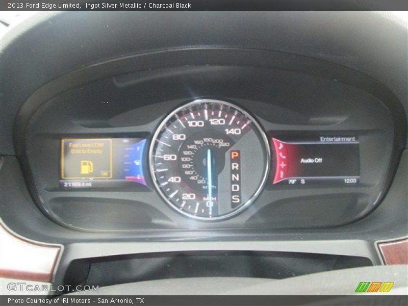 Ingot Silver Metallic / Charcoal Black 2013 Ford Edge Limited
