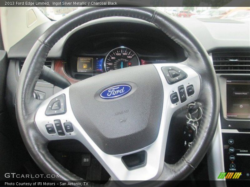 Ingot Silver Metallic / Charcoal Black 2013 Ford Edge Limited