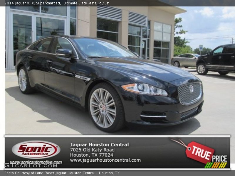 Ultimate Black Metallic / Jet 2014 Jaguar XJ XJ Supercharged