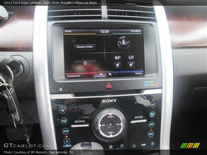 Ingot Silver Metallic / Charcoal Black 2013 Ford Edge Limited
