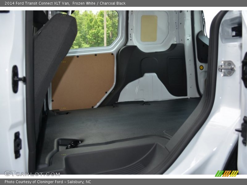 Frozen White / Charcoal Black 2014 Ford Transit Connect XLT Van