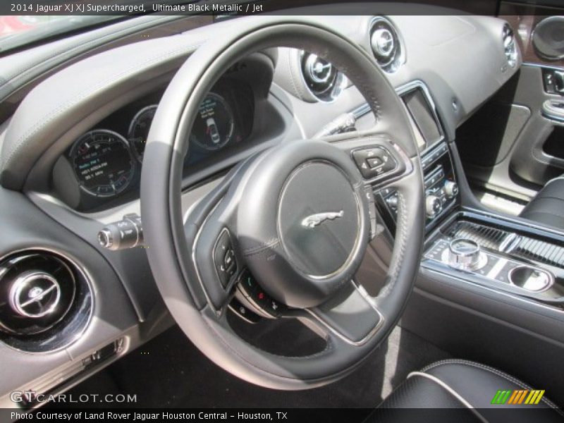 Ultimate Black Metallic / Jet 2014 Jaguar XJ XJ Supercharged