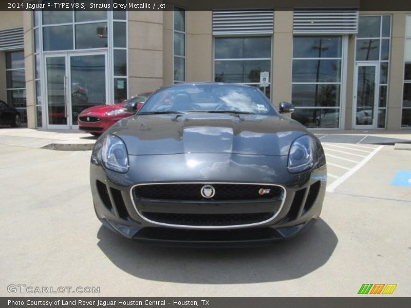 Stratus Grey Metallic / Jet 2014 Jaguar F-TYPE V8 S