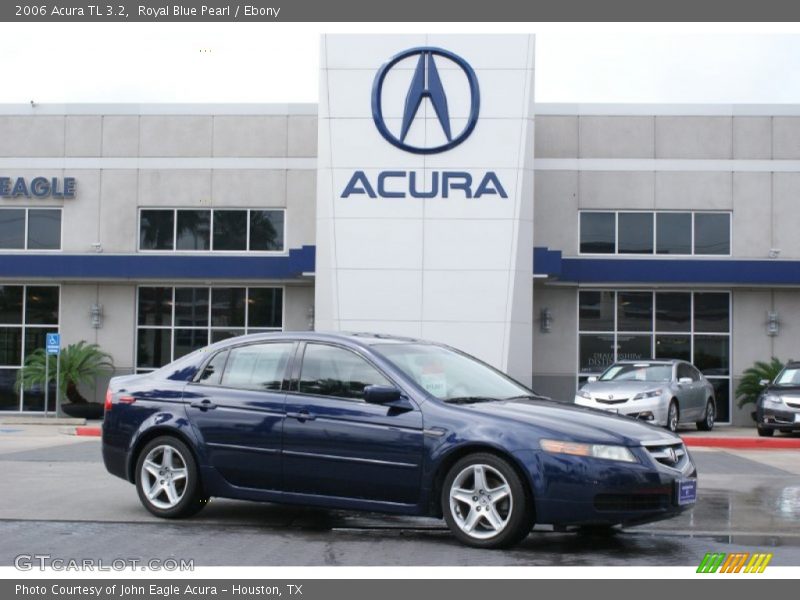 Royal Blue Pearl / Ebony 2006 Acura TL 3.2