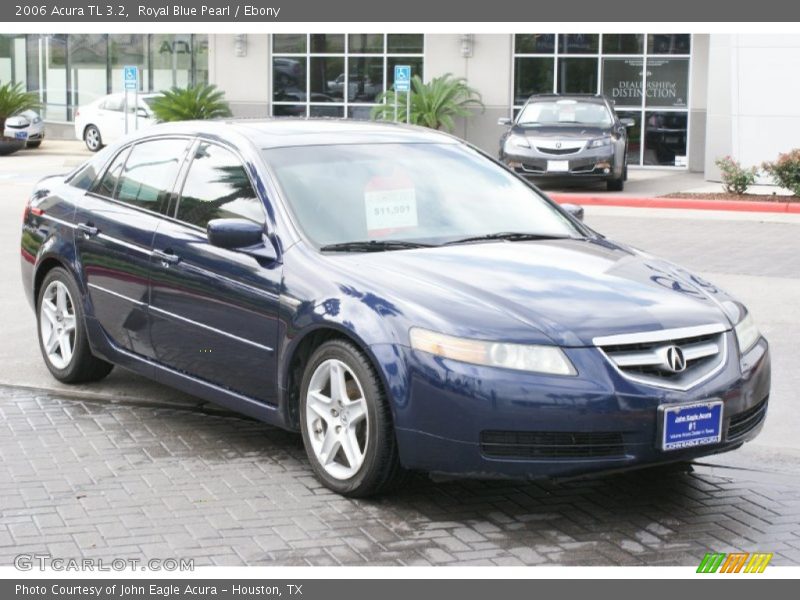 Royal Blue Pearl / Ebony 2006 Acura TL 3.2