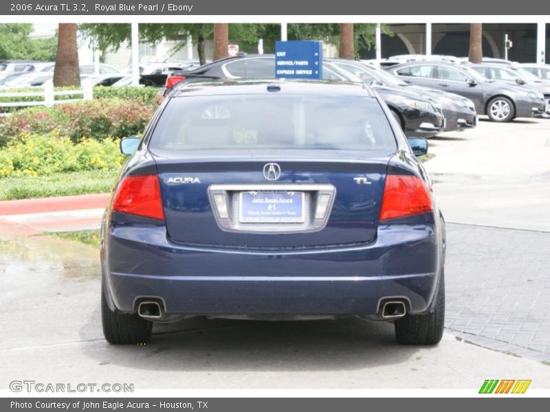 Royal Blue Pearl / Ebony 2006 Acura TL 3.2