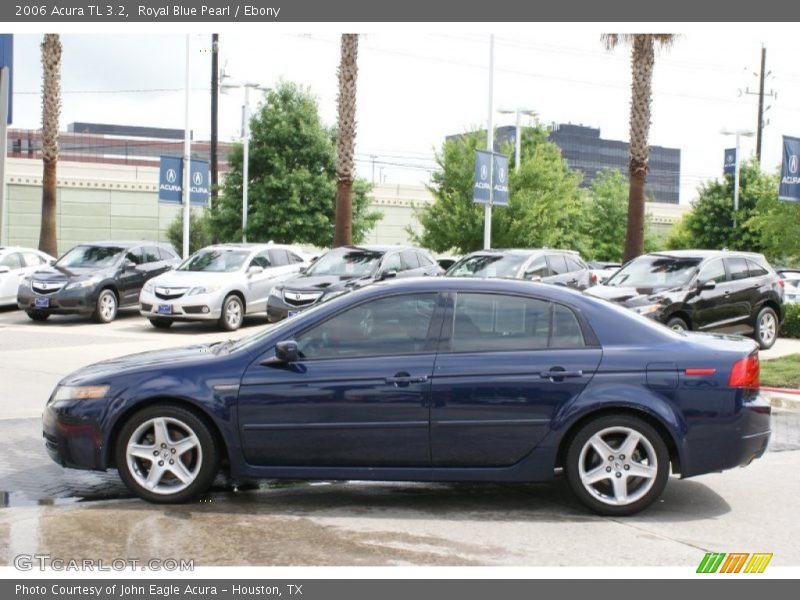 Royal Blue Pearl / Ebony 2006 Acura TL 3.2
