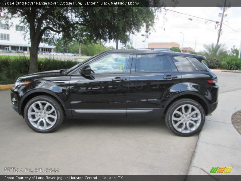Santorini Black Metallic / Ebony 2014 Land Rover Range Rover Evoque Pure