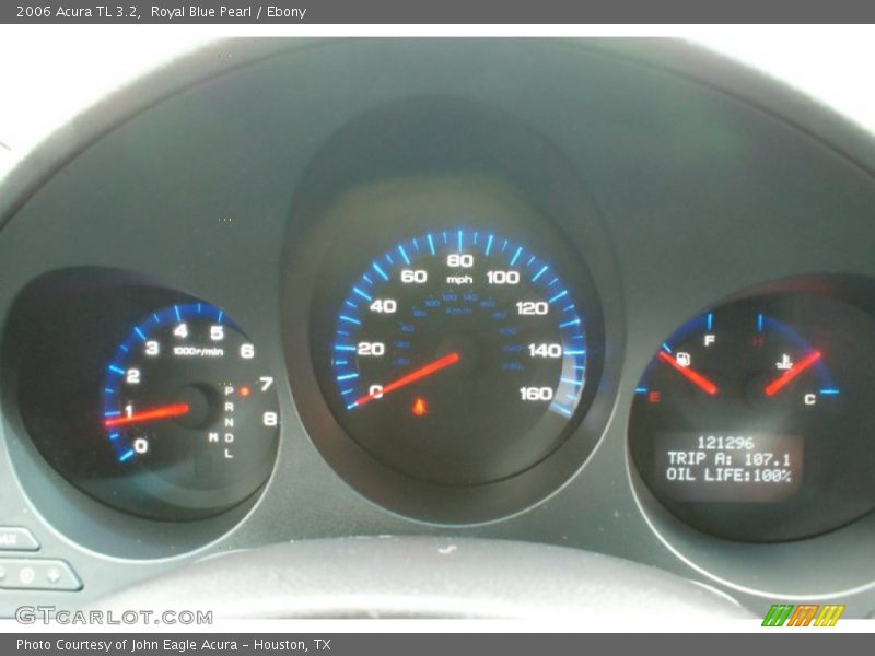 Royal Blue Pearl / Ebony 2006 Acura TL 3.2