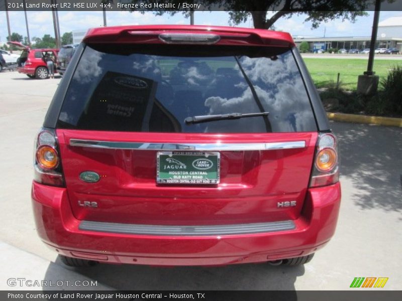 Firenze Red Metallic / Ebony 2014 Land Rover LR2 HSE LUX 4x4