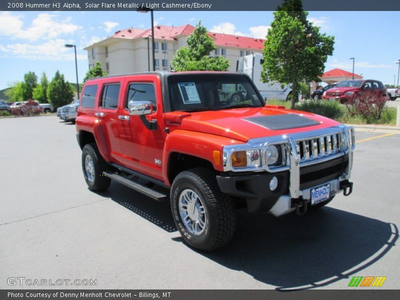 Solar Flare Metallic / Light Cashmere/Ebony 2008 Hummer H3 Alpha