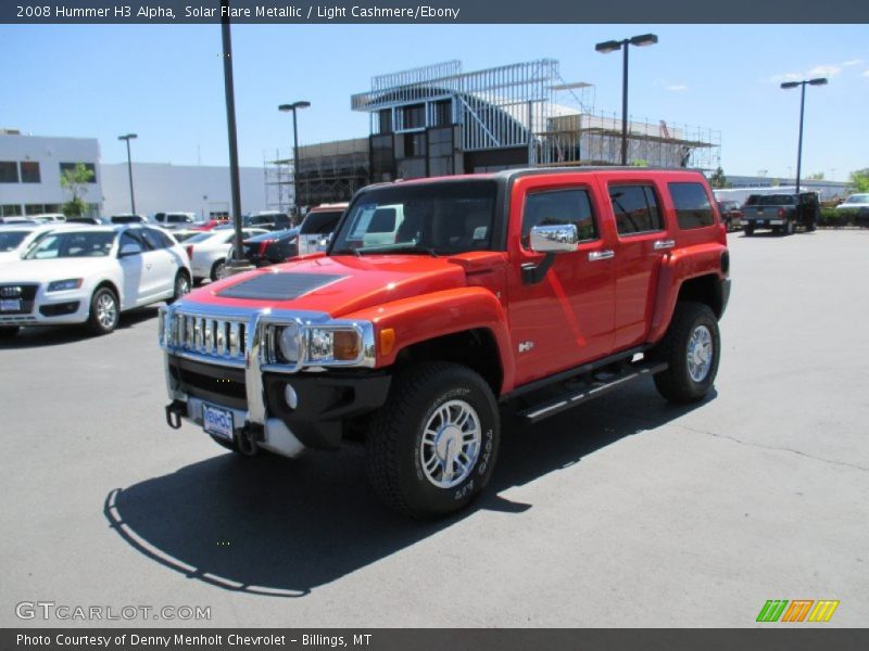 Solar Flare Metallic / Light Cashmere/Ebony 2008 Hummer H3 Alpha