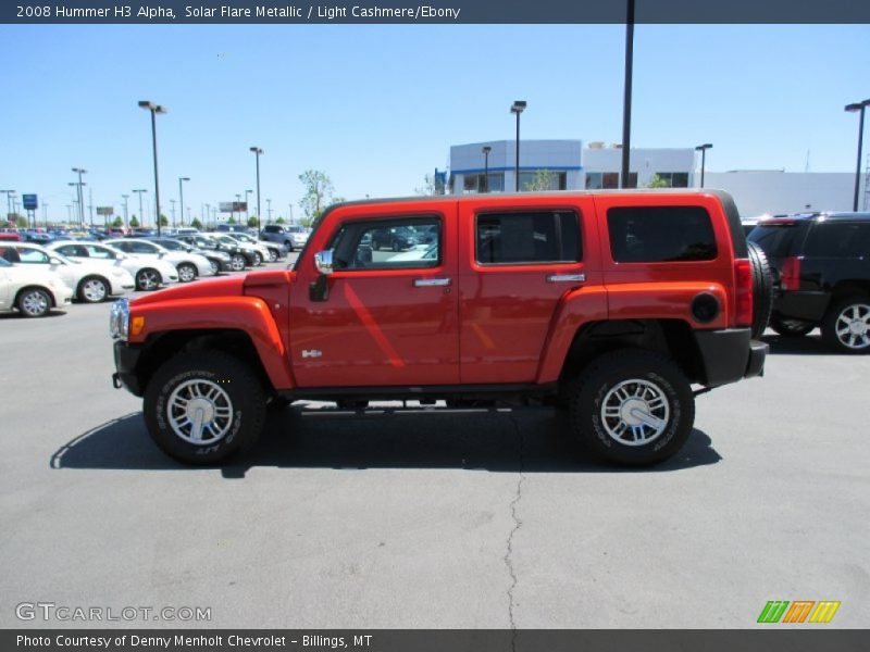 Solar Flare Metallic / Light Cashmere/Ebony 2008 Hummer H3 Alpha