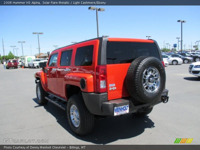 Solar Flare Metallic / Light Cashmere/Ebony 2008 Hummer H3 Alpha