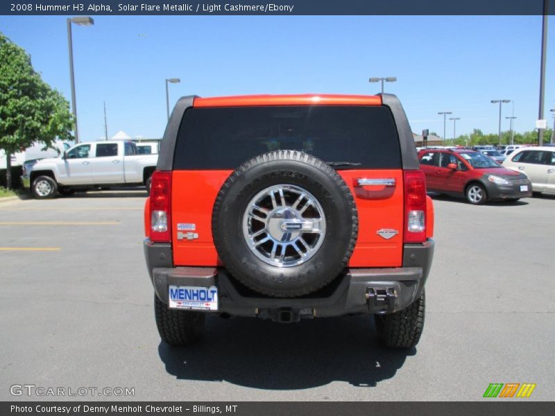 Solar Flare Metallic / Light Cashmere/Ebony 2008 Hummer H3 Alpha