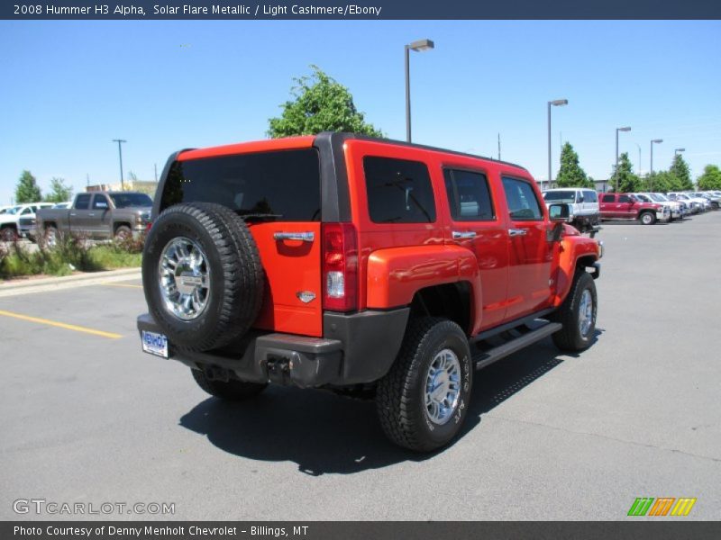 Solar Flare Metallic / Light Cashmere/Ebony 2008 Hummer H3 Alpha