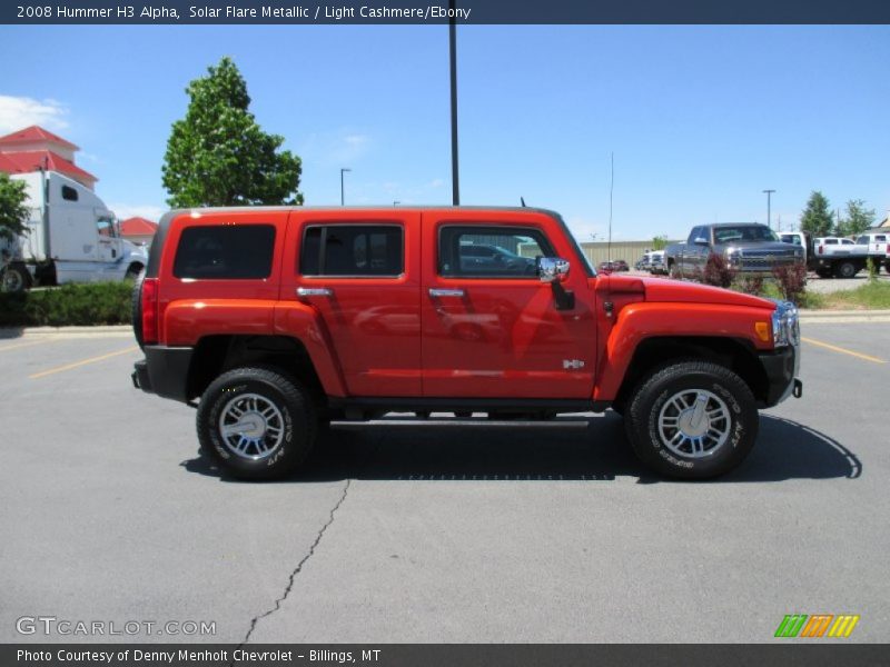 Solar Flare Metallic / Light Cashmere/Ebony 2008 Hummer H3 Alpha
