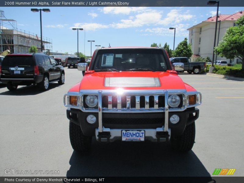 Solar Flare Metallic / Light Cashmere/Ebony 2008 Hummer H3 Alpha