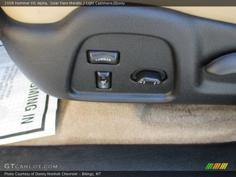 Solar Flare Metallic / Light Cashmere/Ebony 2008 Hummer H3 Alpha