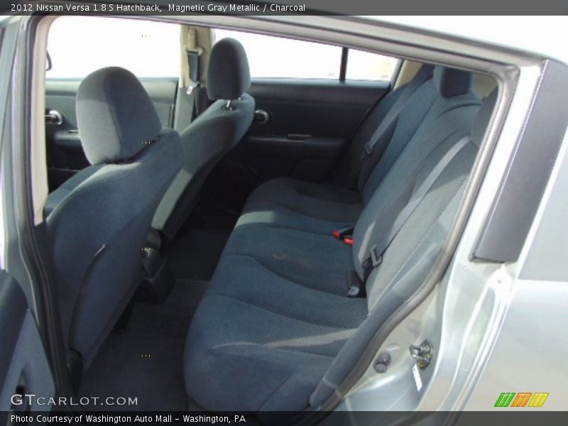 Magnetic Gray Metallic / Charcoal 2012 Nissan Versa 1.8 S Hatchback