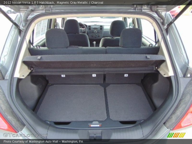 Magnetic Gray Metallic / Charcoal 2012 Nissan Versa 1.8 S Hatchback