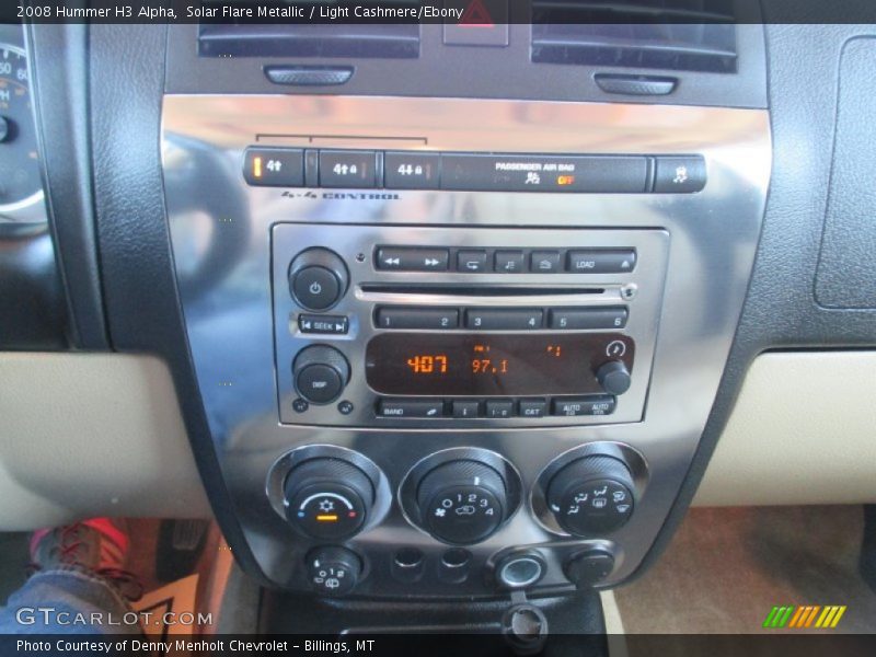 Solar Flare Metallic / Light Cashmere/Ebony 2008 Hummer H3 Alpha
