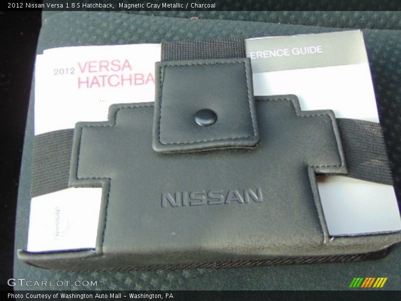 Magnetic Gray Metallic / Charcoal 2012 Nissan Versa 1.8 S Hatchback