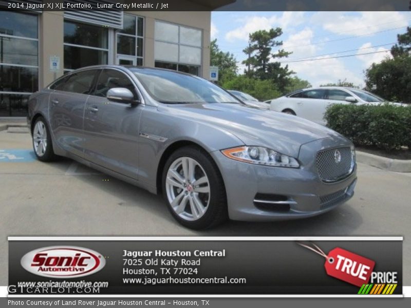 Lunar Grey Metallic / Jet 2014 Jaguar XJ XJL Portfolio