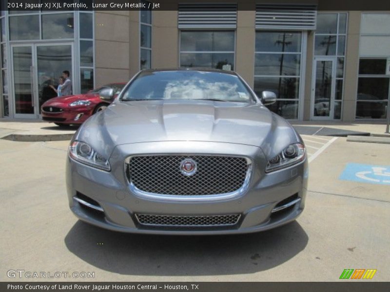 Lunar Grey Metallic / Jet 2014 Jaguar XJ XJL Portfolio