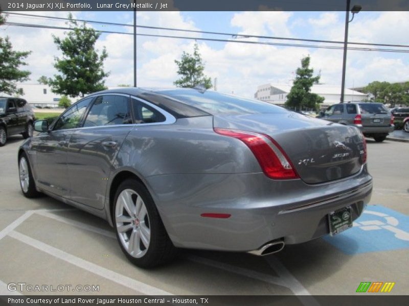 Lunar Grey Metallic / Jet 2014 Jaguar XJ XJL Portfolio