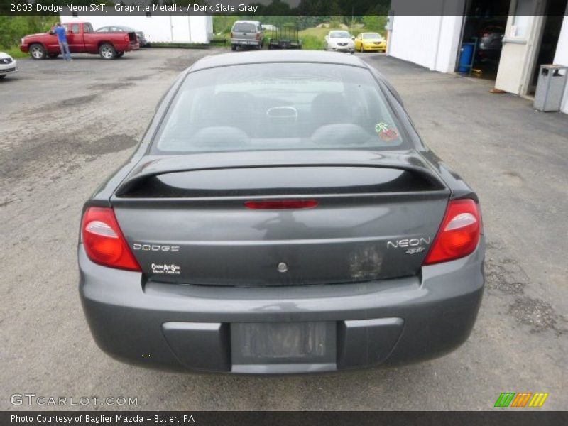 Graphite Metallic / Dark Slate Gray 2003 Dodge Neon SXT